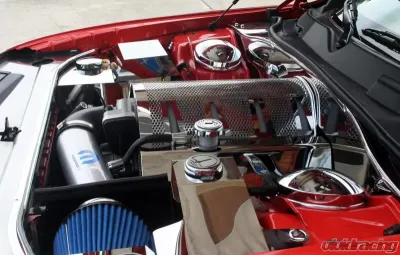 American Car Craft Stainless Steel Perforated Plenum Cover Engine Dodge Challenger 6.1L 2008-2011 - ACC-153026