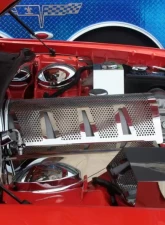 American Car Craft Stainless Steel Perforated Plenum Cover Engine Dodge Challenger 6.1L 2008-2011                                     - ACC-153026 - Image 3