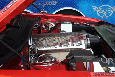 American Car Craft Stainless Steel Perforated Plenum Cover Engine Dodge Challenger 6.1L 2008-2011 - ACC-153026