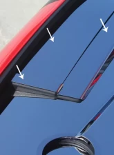 American Car Craft 8Pc Polished Stainless Steel Header Plate Front Extension Kit Dodge Challenger 2008-2019                                     - ACC-153029 - Image 3