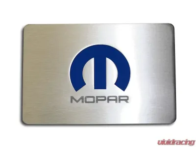 American Car Craft Brushed Stainless Steel Fuse Box Cover Plate w/Mopar Logo Dodge Challenger | Charger 2005-2023 - ACC-153033