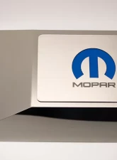 American Car Craft Brushed Stainless Steel Fuse Box Cover Plate w/Mopar Logo Dodge Challenger | Charger 2005-2023                                     - ACC-153033 - Image 2