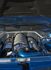 American Car Craft 2Pc Brushed Stainless Steel Firewall Extensions w/Hood Pin Switch Dodge Challenger 2008-2023                                     - ACC-153051 - Image 3