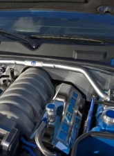 American Car Craft 2Pc Brushed Stainless Steel Firewall Extensions w/Hood Pin Switch Dodge Challenger 2008-2023                                     - ACC-153051 - Image 2