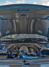 American Car Craft 2Pc Brushed Stainless Steel Firewall Extensions w/Hood Pin Switch Dodge Challenger 2008-2023                                     - ACC-153051 - Image 3