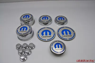 American Car Craft 13Pc Black Solid Mopar Inlay Deluxe Fluid Shock Tower Cap Covers Dodge Challenger 3.6L 2008-2023 - ACC-153054-36SBLK