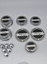 American Car Craft 13Pc Black Solid RT Inlay Deluxe Fluid Shock Tower Cap Covers Dodge Challenger 2008-2023                                     - ACC-153055-57SBLK - Image 3