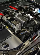 American Car Craft Blue LED Manual Polished Fuel Rail Covers w/392 HEMI Inlay Dodge Challenger 6.4L 2011-2022                                     - ACC-153064-BLUL - Image 3