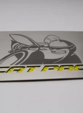 American Car Craft Black Solid Super Bee Etched Scat Pack Fuse Box Cover Dodge Challenger 2015-2023                                     - ACC-153071-SBLK - Image 3