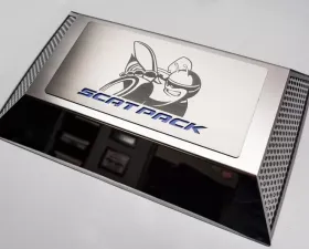 American Car Craft Polished Fuse Box Cover w/Perforated Sides Dodge Challenger | Charger 2015-2023