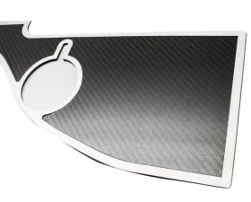 American Car Craft Carbon Fiber Trim Top Plate Anti Lock Brake Washer Fluid Cover Dodge Challenger 2008-2023