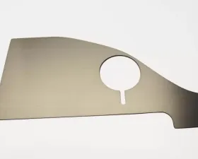 American Car Craft Brushed Stainless Trim Top Plate Anti Lock Brake Washer Fluid Cover Dodge Challenger 2015-2021