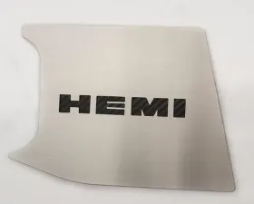 American Car Craft Black Carbon Fiber Factory Anti-lock Brake Cover HEMI Top Plate Dodge Challenger 2015-2023