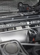 American Car Craft 2Pc Stainless Steel HEMI Fuel Rail Overlays Dodge Challenger 2015-2023                                     - ACC-153104 - Image 2