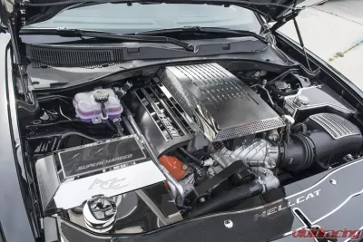 American Car Craft 2Pc Stainless Steel HEMI Fuel Rail Overlays Dodge Challenger 2015-2023 - ACC-153104