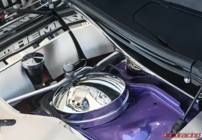 American Car Craft Driver Side Triple Plated Chrome Shock Tower Dome Cover Dodge Challenger 2015-2023 - ACC-153115