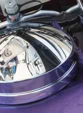 American Car Craft Driver Side Triple Plated Chrome Shock Tower Dome Cover Dodge Challenger 2015-2023                                     - ACC-153115 - Image 3