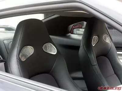 American Car Craft 4Pc Perforated Stainless Steel Front Seat Trim Nissan GT-R 2010-2013 - ACC-161012