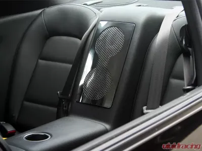 American Car Craft Perforated Stainless Steel Rear Car Speaker Trim Plate Nissan GT-R 2010-2013 - ACC-161014