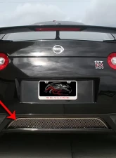 American Car Craft Rear Polished Stainless Steel Grille Laser Mesh Nissan GT-R 2010-2013                                     - ACC-162005 - Image 3