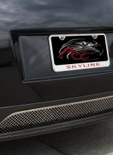 American Car Craft Rear Polished Stainless Steel Grille Laser Mesh Nissan GT-R 2010-2013                                     - ACC-162005 - Image 3