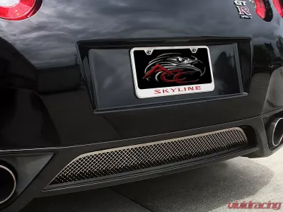 American Car Craft Rear Polished Stainless Steel Grille Laser Mesh Nissan GT-R 2010-2013 - ACC-162005