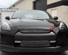 American Car Craft Upper Front Polished Stainless Steel Laser Mesh Nissan GT-R 2010-2013