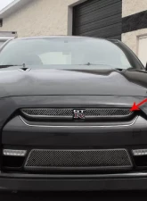 American Car Craft Upper Front Polished Stainless Steel Laser Mesh Nissan GT-R 2010-2013                                     - ACC-162006 - Image 3