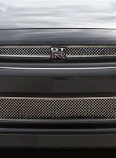 American Car Craft Upper Front Polished Stainless Steel Laser Mesh Nissan GT-R 2010-2013                                     - ACC-162006 - Image 3