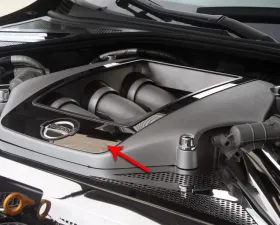 American Car Craft 4Pc Polished Stainless Steel Engine Shroud Cover Nissan GT-R 2010-2015