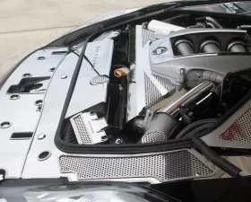 American Car Craft Perforated Stainless Steel Sub Frame Cover Nissan GT-R 2010-2013
