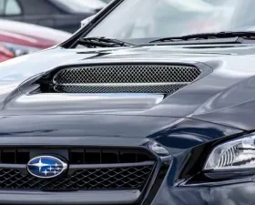 American Car Craft Polished Stainless Steel Laser Mesh Hood Scoop Grille Subaru WRX 2015-2021