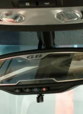 American Car Craft On-Star Brushed Stainless Steel Rear View Mirror Trim Pontiac G8 | GT 2008-2009                                     - ACC-221003 - Image 2