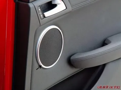 American Car Craft 2Pc Stainless Steel Front Car Door Speaker Trim Bezels Pontiac G8 2008-2009 - ACC-221005