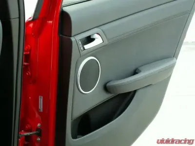 American Car Craft 2Pc Stainless Steel Front Car Door Speaker Trim Bezels Pontiac G8 2008-2009 - ACC-221005