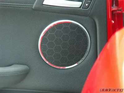American Car Craft 2Pc Stainless Steel Front Car Door Speaker Trim Bezels Pontiac G8 2008-2009 - ACC-221005