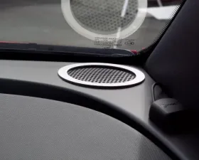 American Car Craft 2Pc Brushed Stainless Steel Car Speaker Trim Upper Dash Tweeter Bezels Pontiac G8 2008-2009