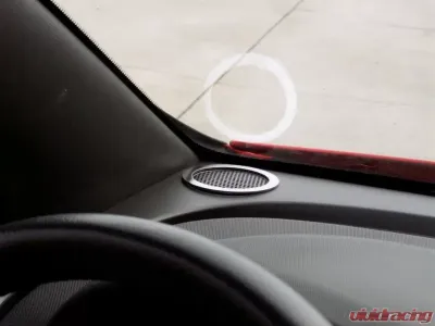 American Car Craft 2Pc Brushed Stainless Steel Car Speaker Trim Upper Dash Tweeter Bezels Pontiac G8 2008-2009 - ACC-221006