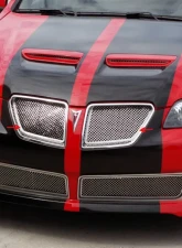 American Car Craft Upper Grille Polished Stainless Steel Laser Mesh Pontiac GT | G8 2008-2009                                     - ACC-222002 - Image 2