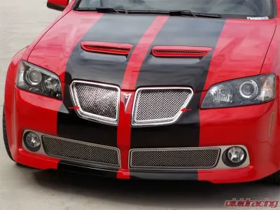 American Car Craft Upper Grille Polished Stainless Steel Laser Mesh Pontiac GT | G8 2008-2009 - ACC-222002