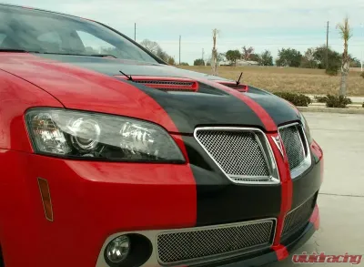 American Car Craft 2Pc Polished Stainless Grille Laser Mesh Hood Insert Pontiac G8 2008-2009 - ACC-222004