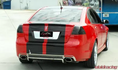 American Car Craft Stainless Steel Laser Mesh Rear Grille Valance Diffuser Pontiac G8 2008-2009 - ACC-222005
