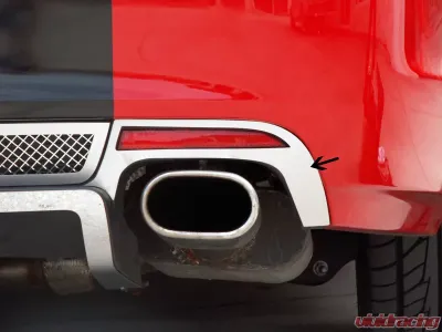 American Car Craft 2Pc Brushed Stainless Steel Exhaust Trim Plates Pontiac G8 2008-2009 - ACC-222007