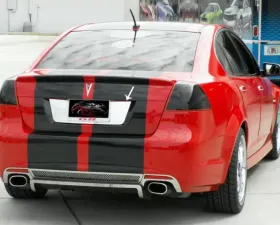 American Car Craft Polished Stainless Steel Tag Back Plate Pontiac G8 2008-2009