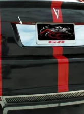 American Car Craft Polished Stainless Steel Tag Back Plate Pontiac G8 2008-2009                                     - ACC-222008 - Image 2