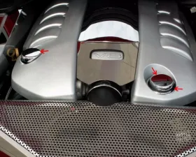 American Car Craft 3Pc Triple Plated Chrome Engine Fluid Cap Cover Kit Pontiac GT | G8 2008-2009