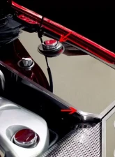 American Car Craft 3Pc Polished Stainless Inner Fender Covers w/Cold Air Intake Set Up Pontiac G8 | GT 2008-2009                                     - ACC-223010 - Image 2