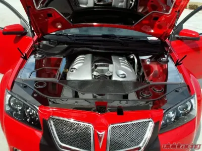 American Car Craft 3Pc Polished Stainless Inner Fender Covers w/Cold Air Intake Set Up Pontiac G8 | GT 2008-2009 - ACC-223010