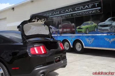 American Car Craft Polished Stainless Steel Trunk Panel Ford Mustang 2010-2014 - ACC-271023