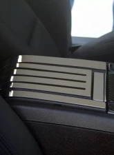 American Car Craft Polished Stainless Steel Rear Slotted/Carbon Fiber Center Console Cover Ford Mustang 2010-2014                                     - ACC-271030 - Image 2